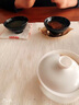 聚均閣吉州窯天目釉木葉盞茶杯景德鎮手工陶瓷功夫茶具品茗杯主人杯單杯 斗笠杯特一級 禮盒裝 曬單實(shí)拍圖