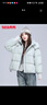 鴨鴨秋冬新品短款羽絨服女加厚立領(lǐng)連帽面包服寬松保暖韓版泡芙外套潮 粉色 S （建議80-110斤） 曬單實(shí)拍圖