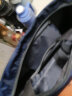 大容量手提旅行包短途出差行李包旅行袋男女士拎包韩版潮流出行包衣服包健身包可单肩 蓝黑 小 实拍图