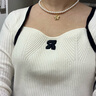 RE'VAN芮范秋季新品設(shè)計師款千金風(fēng)毛邊小香風(fēng)外套RN70105237 白色 M/38 曬單實拍圖
