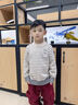 真維斯童裝兒童加絨毛衣2025年新款男童打底衫冬季保暖衣服中大童套頭針織衫 【春秋款】杏/J純色 150 曬單實(shí)拍圖