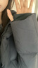 道木熙羽絨服女短款2025新款連帽休閑寬松廓形95白鴨絨冬季加厚面包服 獺見(jiàn)（黑） M 曬單實(shí)拍圖