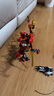 LEGO 幻影忍者 男孩禮物 拼裝積木 兒童玩具 71812 凱的忍者攀登者機甲 曬單實(shí)拍圖