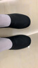 啄木鳥(niǎo)頭層牛皮拖鞋居家室內外真皮拖鞋家居男女春秋包頭牛筋防滑 28適合41-42碼 曬單實(shí)拍圖