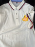 又萊一衫工作服t恤定制印字服裝工衣定做高端短袖文化衫夏季polo衫刺繡 間色-純凈白 L 曬單實(shí)拍圖