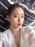 Grace Girl海洋之心鉆石項(xiàng)鏈女鎖骨鏈托帕石吊墜生日表白走心禮物送女友老婆 【3.8克拉】海洋之心鉆石鉑金項(xiàng)鏈 曬單實(shí)拍圖