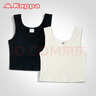 KAPPA【新品】2件裝卡帕背心女內搭新款彈力羅紋棉透氣柔軟打底內衣 黑色/白色【短款】 曬單實(shí)拍圖