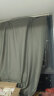 金蝉全遮光窗帘现代简约日式成品布客厅阳台卧室遮阳帘 深灰色150*200 实拍图