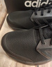阿迪達斯 （adidas）官方男鞋輕便減震網(wǎng)面透氣休閑運動(dòng)鞋子跑鞋青少年健步訓練跑步鞋 全黑/特價(jià)款/店長(cháng)推薦 41 【建議腳長(cháng)25厘米】 曬單實(shí)拍圖