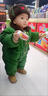 優(yōu)娜逗嬰兒衣服春秋裝連體衣男女寶寶爬服滿(mǎn)月百天中式紅軍造型拍照哈衣 冬季加厚加絨連體衣+帽子+背包（軍綠色） 建議拍大一碼 90cm 曬單實(shí)拍圖