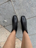 NINE WEST/玖熙方頭拉鏈短筒靴女高跟酷颯彈力瘦瘦靴 NG434037KK 黑色36 曬單實拍圖