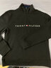 TOMMY HILFIGER秋冬男裝休閑通勤刺繡字母半拉鏈立領(lǐng)合身運動(dòng)衛衣 黑色BDS S （推薦：120-135斤） 曬單實(shí)拍圖