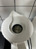 ALESSI電熱水壺家用燒水壺大容量歐式輕奢高顏值水壺家居擺件褶皺系列 保溫水壺白色 1L 曬單實拍圖