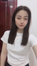 正肩修身顯瘦高腰夏季薄款短袖t恤女不規(guī)則設計褶皺收腰短款上衣 白色 L【96-106斤】 曬單實拍圖
