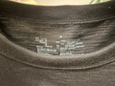 無(wú)印良品（MUJI）女式 粗細(xì)不均紗線 短款短袖T恤 上衣打底衫內(nèi)搭 25年夏季 女裝 黑色 4S M (160/84A) 曬單實(shí)拍圖