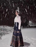 艾柔丹新中式國風(fēng)連衣裙女秋季新款女裝改良漢服日常通勤馬面裙全套裝 上衣+裙子A020 XL 曬單實拍圖