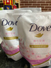 多芬（Dove）沐浴露乳液女男士泡泡云朵香體持久留香水型補(bǔ)充袋裝官方正品旗艦 櫻花甜香泡泡沐浴露160g*3袋 曬單實拍圖