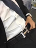 DIANXIANG皮帶H扣頭不銹鋼防過(guò)敏男女腰帶扣適用于 湯美愛(ài)馬仕亞 皮帶 銀色小號扣頭 穿3.0-3.2cm皮帶 曬單實(shí)拍圖