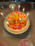 金鳳成祥生日蛋糕預(yù)定同城速配壽桃祝壽水果牛奶奶油蛋糕老人過壽歲歲添福 牛奶奶油 10英寸 曬單實(shí)拍圖