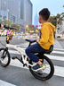 都市螳螂20寸親子折疊自行車(chē)帶小孩母子車(chē)鋁合金超輕遛娃變速折疊單車(chē)帶娃 高配白色折疊車(chē)+后快拆兒童座椅 20英寸 曬單實(shí)拍圖