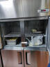 海尔（Haier)商用厨房冰箱工作台立式大容量冰柜四开门/六开门酒店后厨餐饮食堂多门操作台冷柜 四门冷藏/冷冻1020升SL-1020C2D2 实拍图