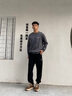JEEP SPIRIT2025新款休閑褲男士衛(wèi)褲夏季薄款加大碼寬松男生百搭運動男款褲子 K005黑色. 薄款 XL 【體重130-150斤】 曬單實拍圖