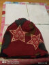 黛莎 帽子女秋冬季包头帽韩版潮时尚堆堆帽月子帽睡帽保暖针织套头帽 红色 实拍图