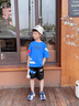 G.DUCKKIDS童裝男童夏裝套裝兒童衣服中大童短袖套裝男孩帥氣運(yùn)動(dòng)裝薄款透氣 藍(lán)色 130 尺碼7~8歲【120-130cm】 曬單實(shí)拍圖
