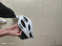 PMT自行车骑行头盔男超轻透气山地车公路车安全帽女单车装备M12 白黑色 M码（适合头围52-57CM） 实拍图