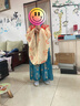 安妮優(yōu)兒女童敦煌飛天漢服春秋2025新款女孩唐裝襦裙國風(fēng)連衣裙 藍(lán)色160 曬單實(shí)拍圖