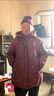 恒源祥中老年羽絨服女短款媽媽冬裝加厚大碼60歲70老人衣服奶奶太太外套 酒紅色 2XL (165) 曬單實(shí)拍圖