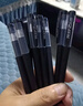 譽(yù)品（YUPIN）中性筆黑色0.5mm全針管辦公水筆簽字筆霸刷題筆考試用碳素黑筆圓珠水性筆文具用品 200支/黑色（送）金屬筆筒 曬單實(shí)拍圖