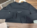 皮爾卡丹（pierre cardin）休閑長袖t恤男士2025春秋季新款大碼體恤寬松圓領(lǐng)衛(wèi)衣男潮 601藏青 XL 推薦【121-140斤】 曬單實(shí)拍圖