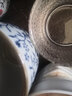沉弗茶杯釉下彩陶瓷茶杯青花瓷杯日式茶杯水杯功夫茶杯品茗杯腰鼓杯 富貴紅 曬單實拍圖