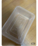 美丽雅 一次性饭盒方形750ml*20套 食品用快餐打包野餐盒带盖碗可微波 实拍图