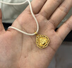菜百首飾 黃金吊墜 足金新款大肚笑佛掛墜項墜  HJ 黃金吊墜/項墜（不含鏈） 約6.23g 曬單實(shí)拍圖