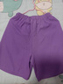 G.duck女童短褲西裝五分褲2026新款兒童中大童女孩休閑夏季薄款中褲夏裝 紫色 140 cm 曬單實(shí)拍圖