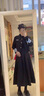 丹珠娜（DanZhuNa）早秋西裝連衣裙2024年秋季新款女裝職業(yè)小香學(xué)院風(fēng)長(zhǎng)裙子女兩件裝 黑色上衣+裙子 S 曬單實(shí)拍圖