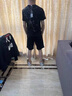 AEMAPE休閑運(yùn)動套裝男短袖夏新款韓版痞帥時尚潮流士兩件套搭配短褲 黑色 M (100-115斤) 曬單實拍圖