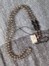 皓埼高檔灰瑪瑙手工編織項鏈繩水晶玉佩吊墜翡翠掛件繩子玉石男女款佛牌繩吊墜繩子 繩長(cháng)70cm 曬單實(shí)拍圖