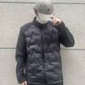 探拓（TECTOP）戶外輕薄羽絨服男鴨絨保暖外套男 云墨黑 XL 曬單實拍圖