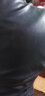 HSAH皮夹克男秋冬季立领羊皮加绒保暖海宁韩版轻奢商务休闲皮衣袄外套 黑色 F21春秋款 175/L(125-145斤左右) 晒单实拍图