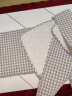 菲·诗·卡（FISKAS） 四季通用沙发垫简约日式水洗棉防滑组合纯棉坐垫布艺沙发套罩巾 崎井-浅咖 70*70cm 实拍图