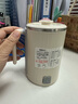印趣養(yǎng)生杯熱牛奶神器辦公室靜音燒水杯電熱水壺熱奶杯一人小型熱牛奶杯 0.45L 象牙白【316不銹鋼內膽】 曬單實拍圖