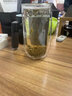 VINOS高檔雙層玻璃杯套裝家用耐熱玻璃水杯耐高溫泡茶杯龍井綠茶杯水具 【透明*6只】250ML+杯架 曬單實(shí)拍圖