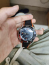 AOEDEJ男士手表十大品牌名表海馬600海洋宇宙瑞士機械風(fēng)商務(wù)防水石英表 銀殼黑面膠帶【鏤空背透】 曬單實(shí)拍圖