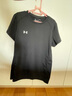 安德瑪（Under Armour）速干短袖男上衣 2026春季新款運動(dòng)服健身跑步訓練半袖寬松圓領(lǐng)t恤 冰絲快干-Tech排潮面料-黑色 L (175/96A)   建議120-140斤 曬單實(shí)拍圖