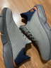 斯凱奇（Skechers）七夕禮物男士夏季透氣網(wǎng)鞋一腳蹬休閑鞋輕便軟底網(wǎng)面運動鞋 灰色/藍色/GYBL 39.5 曬單實拍圖