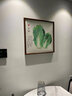 派旦仙夢(mèng)百財(cái)圖掛畫(huà)餐廳裝飾畫(huà)客廳過(guò)道玄關(guān)畫(huà)新中式白菜廚房飯廳墻面壁畫(huà) A-百財(cái)臨門(mén) 80*80cm【油畫(huà)布+有機(jī)玻璃】 雅致柚木實(shí)木框 曬單實(shí)拍圖