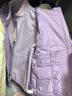 戴維貝拉（DAVE＆BELLA）冬季加厚大童棉服中大童女童外衣內膽兩件套兒童冬裝男童 紫色 130 cm（建議身高120-130cm） 曬單實(shí)拍圖